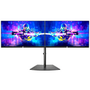 DUAL HP Frameless PC Monitor 48" 2x 24" 1920x1080 HDMI /DP /VGA + New Dual Stand